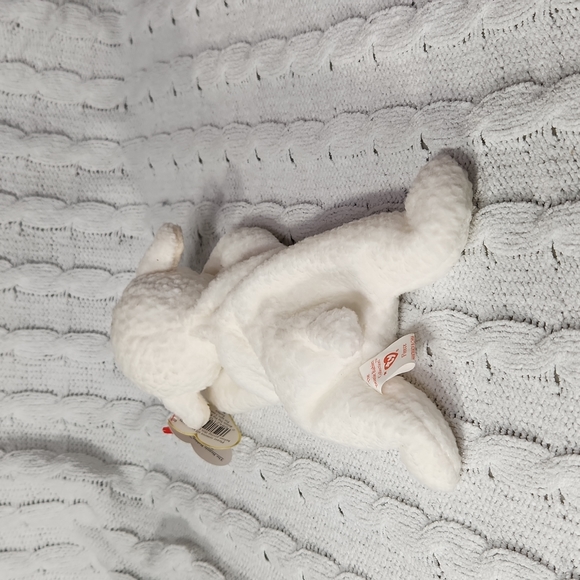 🕸Vintage Ty Beanie Baby Original Fleece The Lamb PVC Pellets 1996 - Picture 3 of 11